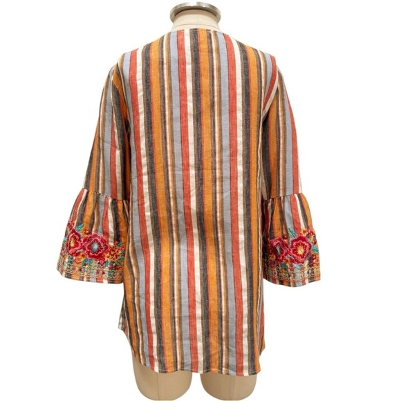 Savanna Jane South Beach Embroidered Top Size Small - Picture 6 of 14